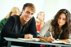 studenti nel un' aula foto