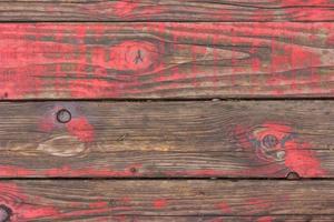 vecchio pavimento in legno rosso