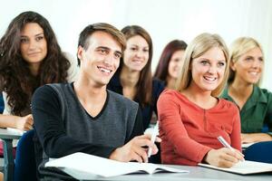 studenti nel un' aula foto