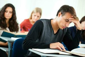 studenti nel un' aula foto