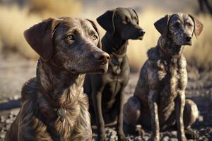 cani, camuffare. ai generato foto