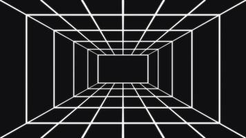 astratto piazza Linee infinito nero e bianca sfondo foto