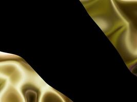 astratto oro onda metallo design. brillante d'oro design elemento su buio sfondo per attività commerciale carta o tecnologia sito web sfondo. foto