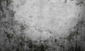 calcestruzzo parete struttura, grigio cemento pavimento con ruvido grunge superficie, buio grigio e bianca sfondo con crudo gesso su vecchio edificio parete, orizzonte fondale sfondo con copia spazio per presentazione foto