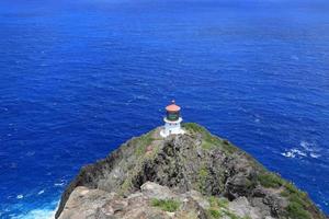 Faro di Makapuu a Oahu, Hawaii foto