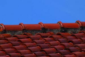 il tetto di rosso piastrelle di cui su foto