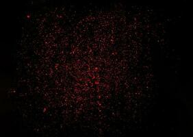 luminoso profondità sfocato rosso luci nel bokeh e lava stile, elevando il tuo creativo progetti con Impressionante effetti e intrigante visivo profondità foto