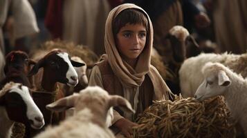 eid al adha il festa di sacrificio generativo ai foto