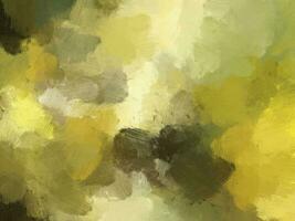 colorato olio dipingere spazzola sfondo giallo foto