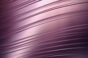 spazzolato metallo leggero viola sfondo. ai generativo foto