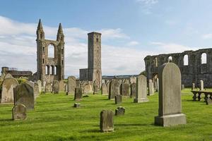 Cattedrale di Saint Andrews a Saint Andrews in Scozia foto