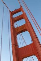 dettaglio del Golden Gate Bridge di San Francisco in California negli Stati Uniti foto