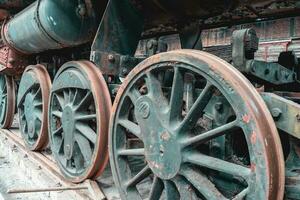 vecchio magazzino con abbandonato treni da qualche parte nel Belgio, urbex. foto