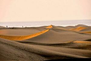 Visualizza di sabbia dune foto