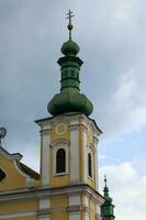 architettonico edifici trovato nel il storico centro di targul mures foto