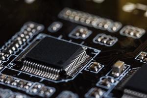 bardo di tecnologia dei chip elettronici foto