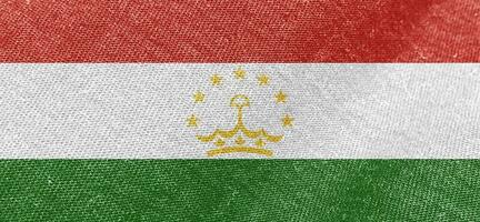 tagikistan tessuto bandiera cotone Materiale largo bandiere color carta da parati tessuto tagikistan bandiera sfondo foto