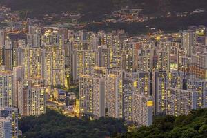 Seoul città orizzonte, paesaggio urbano di Sud Corea foto