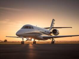 elegante design di il cessna citazione latitudine Jet foto