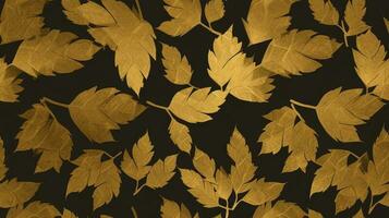 avvicinamento di giallo le foglie su un' ramo , creare ai foto
