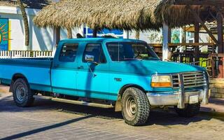 puerto escondido oaxaca Messico 2023 messicano classico Raccogliere camion auto 4x4 fuori strada veicoli Messico. foto