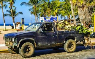 puerto escondido oaxaca Messico 2023 messicano classico Raccogliere camion auto 4x4 fuori strada veicoli Messico. foto