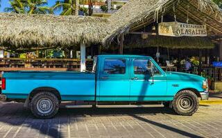 puerto escondido oaxaca Messico 2023 messicano classico Raccogliere camion auto 4x4 fuori strada veicoli Messico. foto