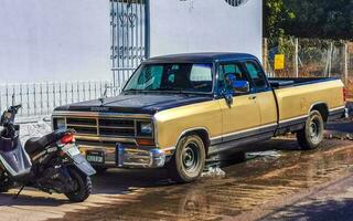 puerto escondido oaxaca Messico 2023 messicano classico Raccogliere camion auto 4x4 fuori strada veicoli Messico. foto