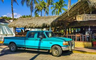 puerto escondido oaxaca Messico 2023 messicano classico Raccogliere camion auto 4x4 fuori strada veicoli Messico. foto