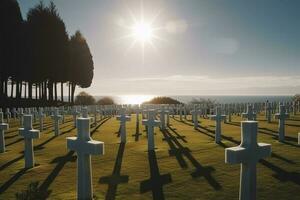 nazionale cimitero, creare ai foto