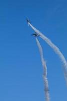 sayama, giappone 2017- spettacolo aereo acrobatico alla base aerea di iruma in autunno foto