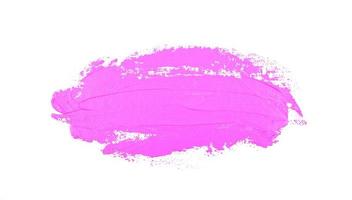 colore viola pastello morbido tratto pennello isolato su bianco foto
