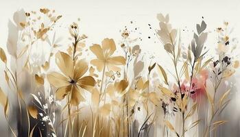 astratto floreale arte sfondo vettore. sfondo di primavera colorato fiori giardino. isolato su bianca per saluto carte, Pasqua, ringraziamento. primavera impostare, sfondo , creare ai foto