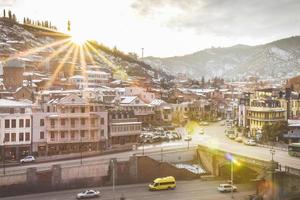 pittoresca capitale della georgia, tbilisi foto