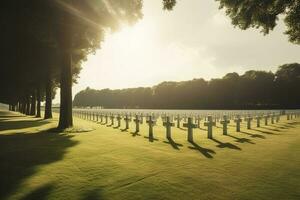 nazionale cimitero, creare ai foto