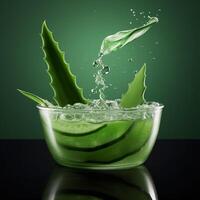 foto di idratante aloe Vera gel ai generato