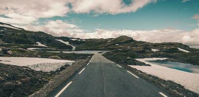 panoramico scandinavo alpino itinerario foto