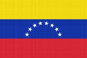bandiera di il Venezuela su un' strutturato sfondo. concetto collage. foto