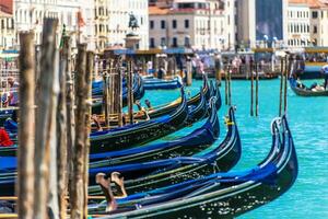 veneziano gondole Venezia Italia foto