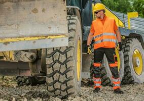 pesante costruzione lavoro foto