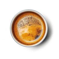 caffè espresso caffè isolato. illustrazione ai generativo foto