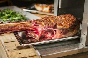 tomahawk bistecca bbq foto