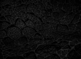 buio nero astratto sfondo un astratto Immagine con biologico forme e Linee quello intersecare e sovrapposizione creato con generativo ai tecnologia. foto