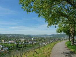 il vecchio città di Treviri a il mosella fiume nel Germania foto