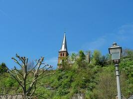 il piccolo città di saarburg a il saar fiume nel Germania foto