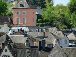 il piccolo città di saarburg a il saar fiume nel Germania foto