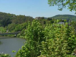 il piccolo città di saarburg a il saar fiume nel Germania foto