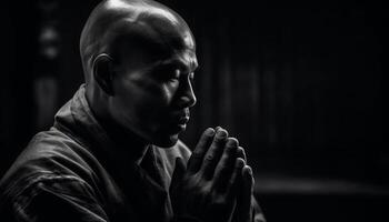 preghiere monaco medita su perdono e amore generativo ai foto