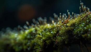 verde pesce nel tropicale scogliera, subacqueo bellezza generato di ai foto