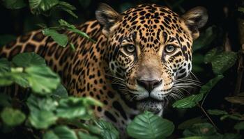 maestoso grande gatti nel il selvaggio giaguaro, tigre, leopardo, ghepardo generato di ai foto